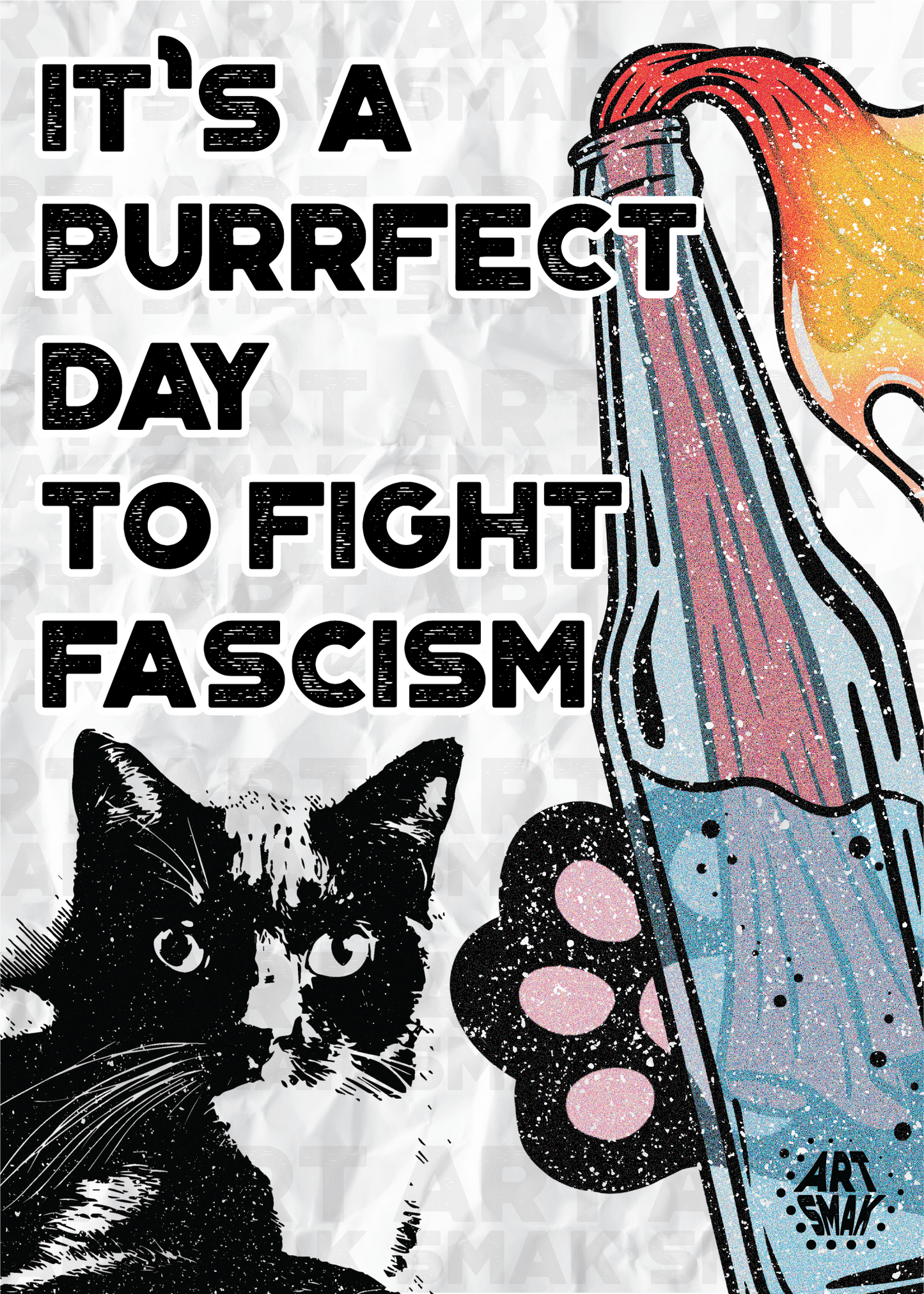 Purrfect Day Art Print