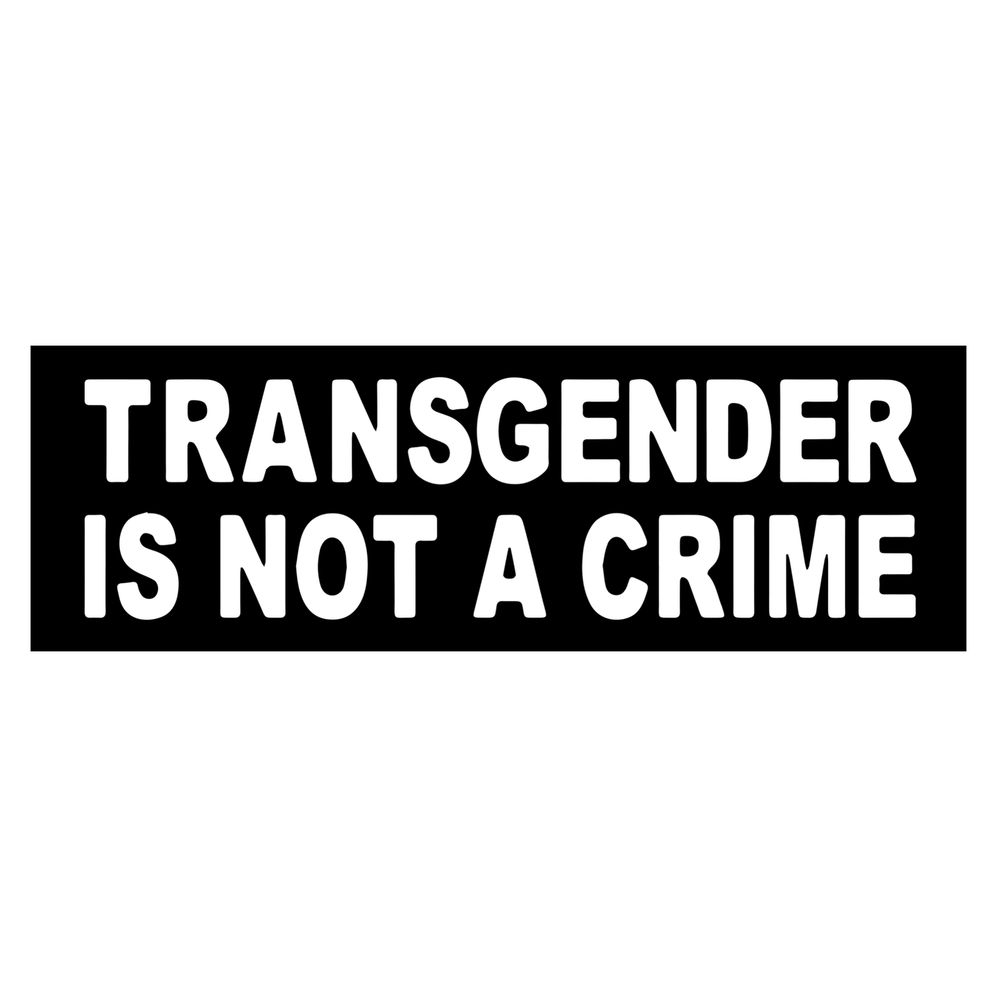 Not A Crime Sticker