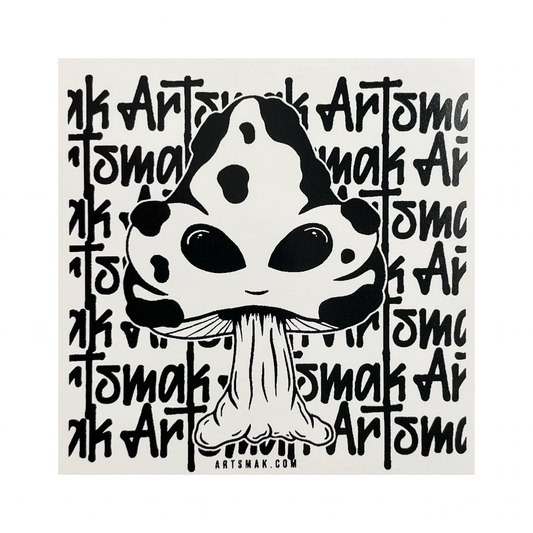 Alien Shroom Sticker