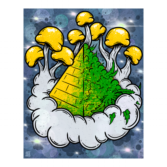 Mushroom High Art Print