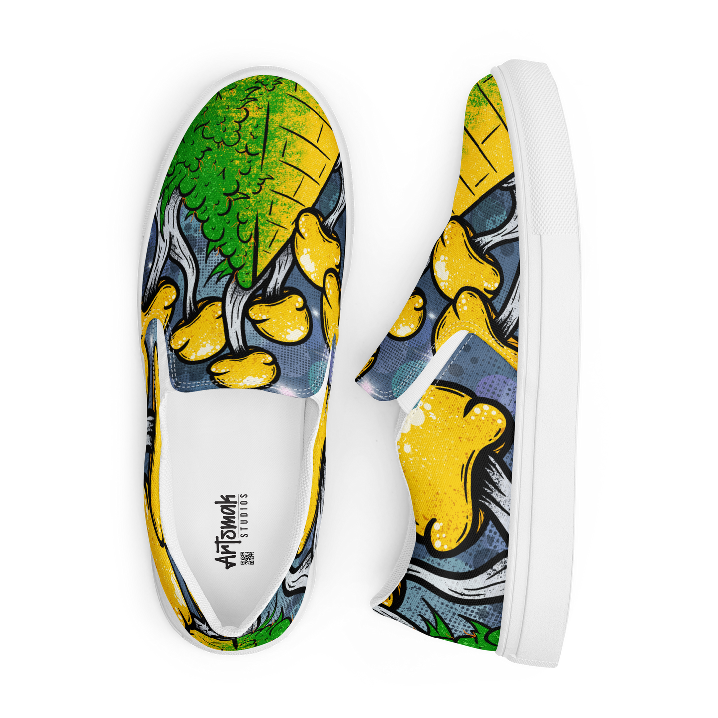 Mushroom High Slip-on Canvas Shoes