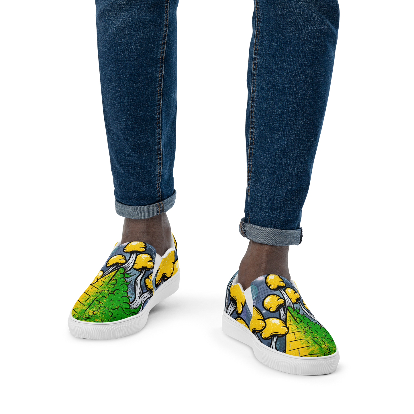 Mushroom High Slip-on Canvas Shoes