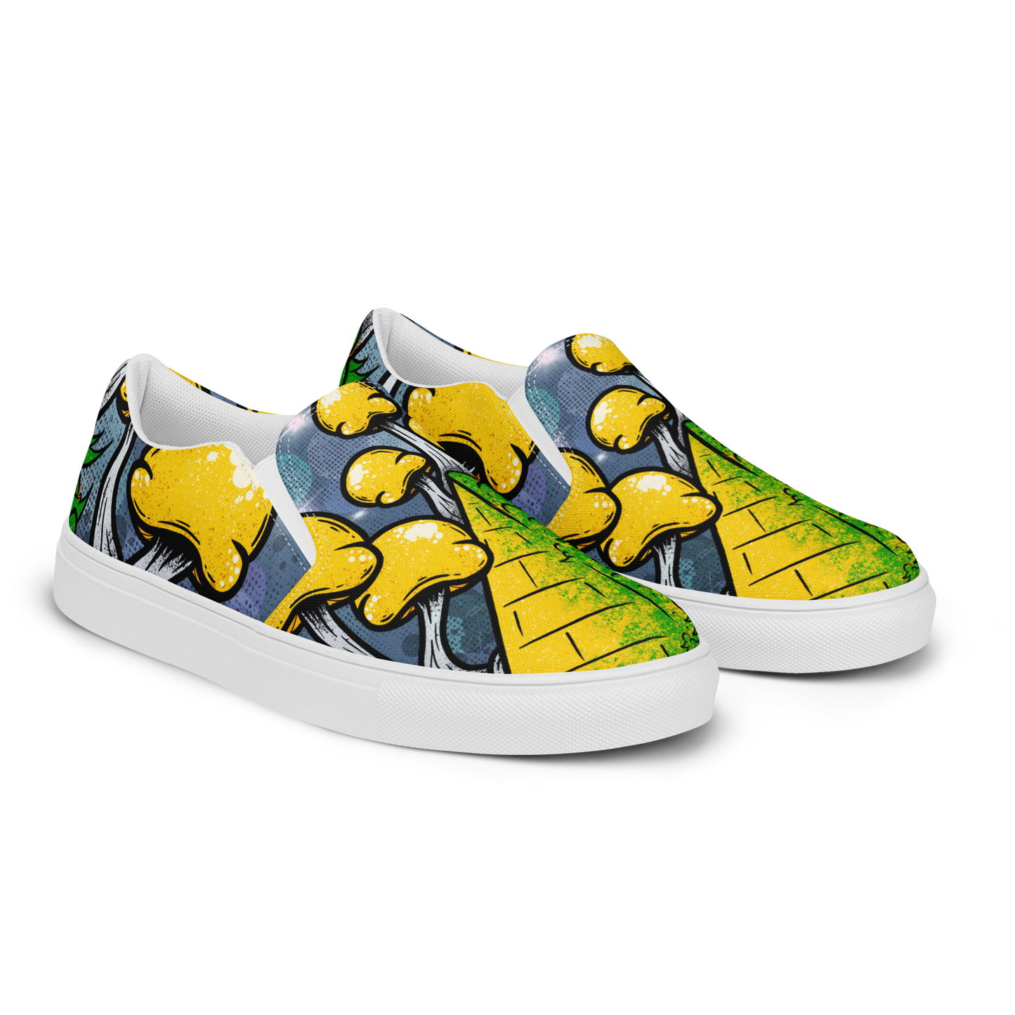 Mushroom High Slip-on Canvas Shoes