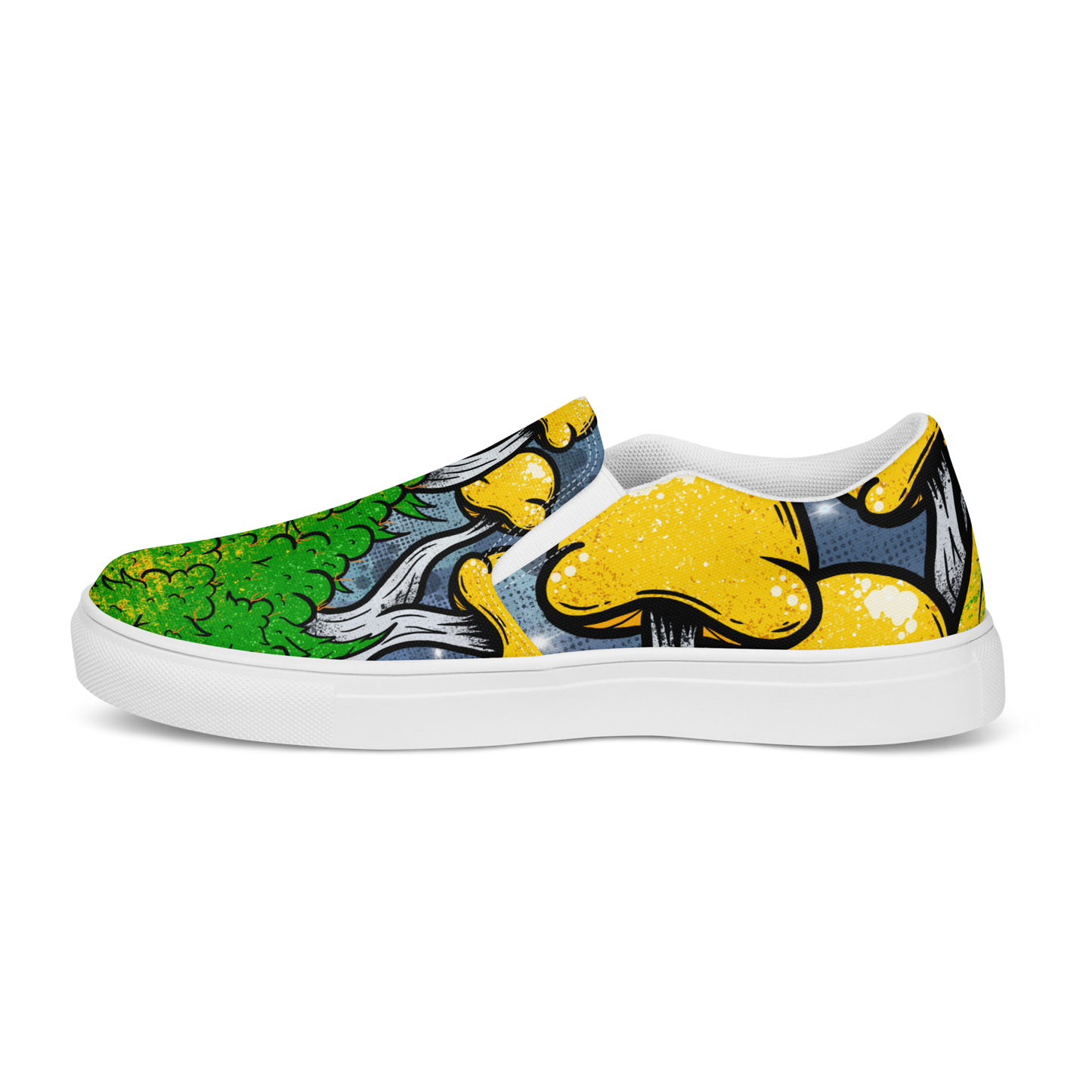 Mushroom High Slip-on Canvas Shoes