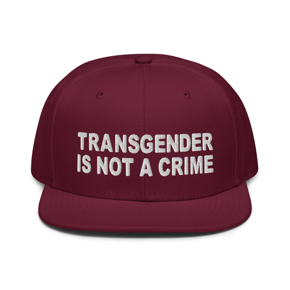 Not A Crime Snapback Hat