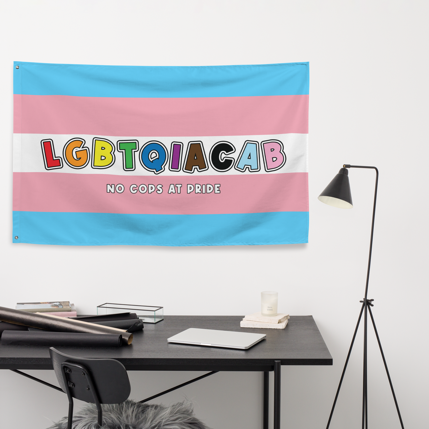 LGBTQIACAB Trans Flag