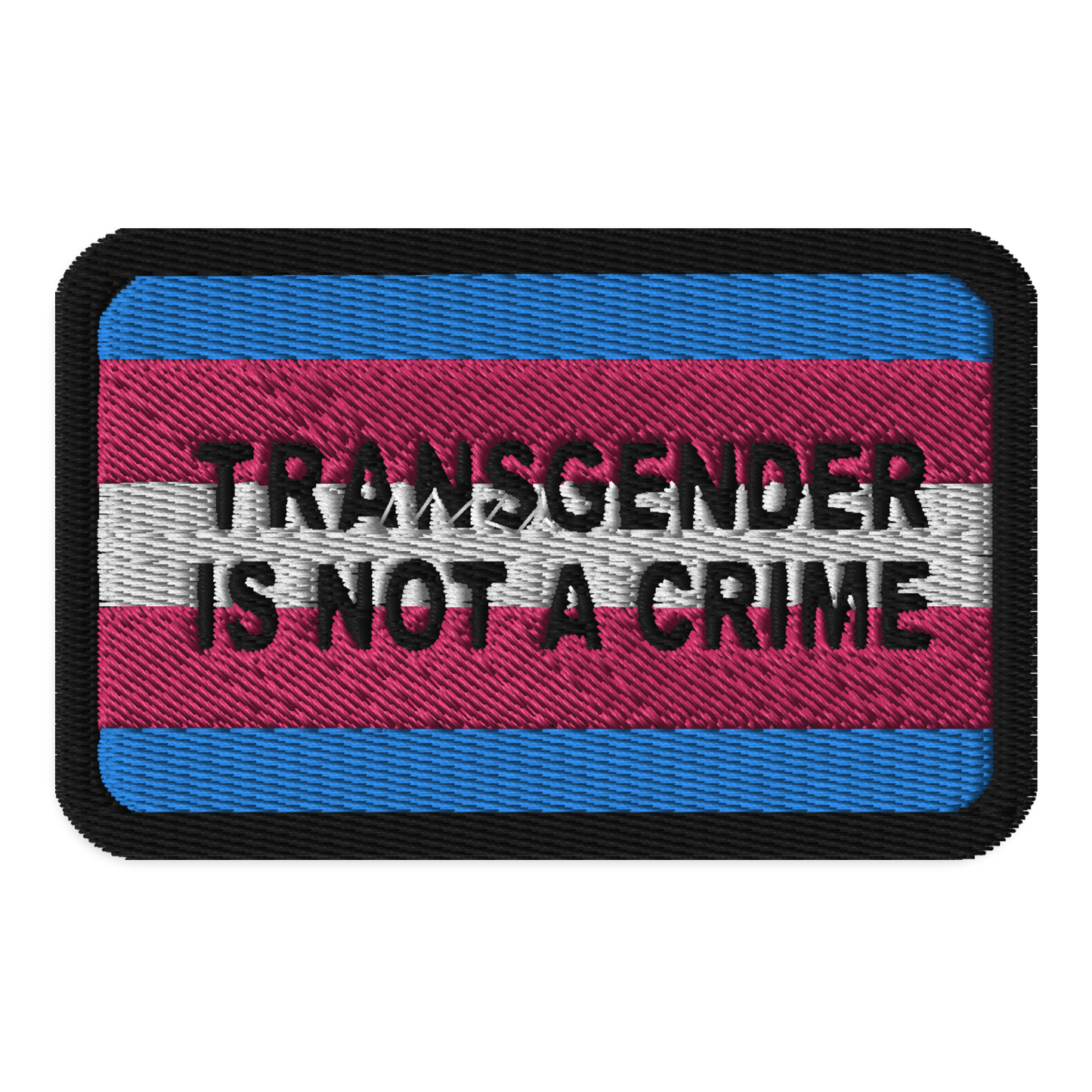 Not A Crime Embroidered Patch